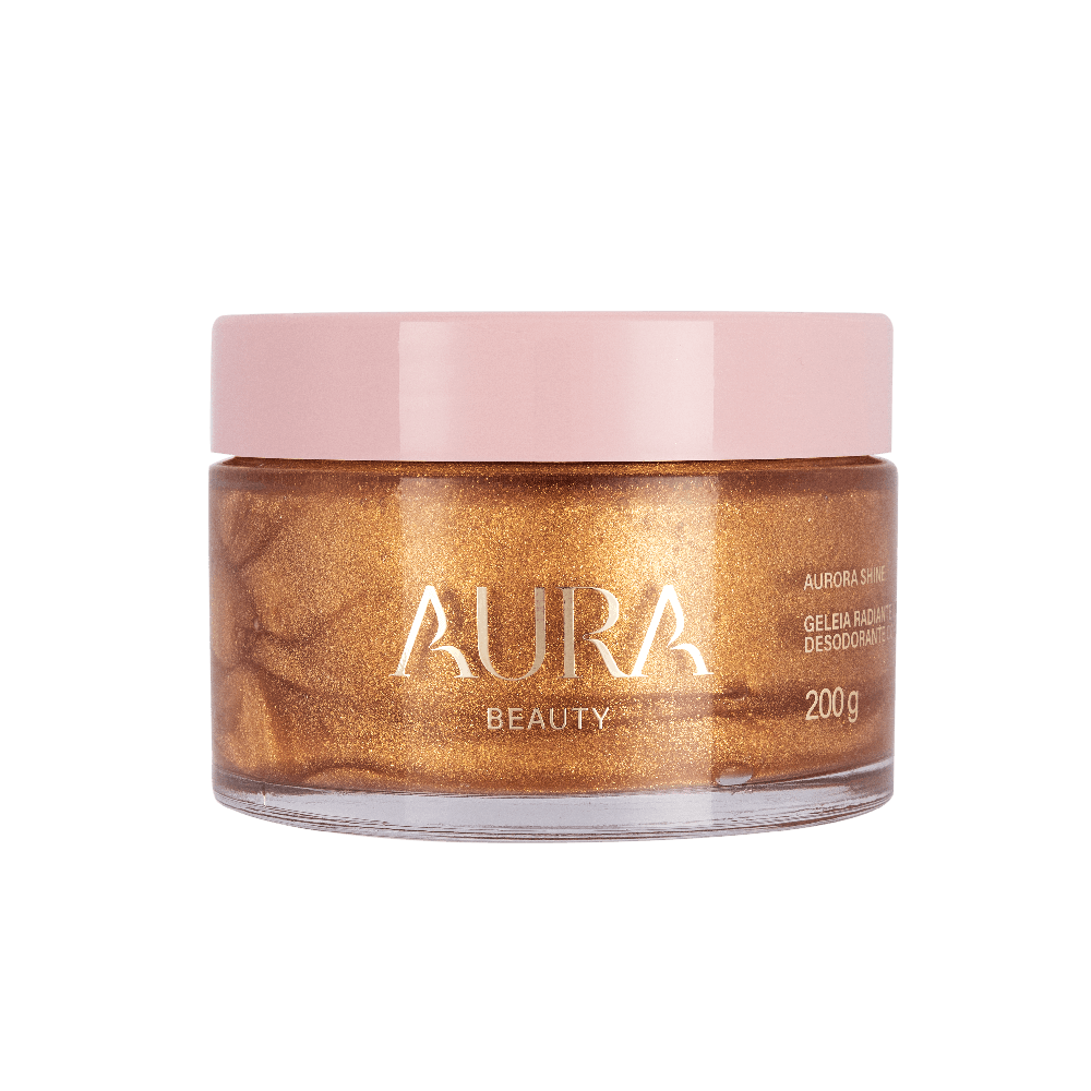 Foto de Geleia Radiante Iluminadora Aura Beauty Aurora Shine 200g