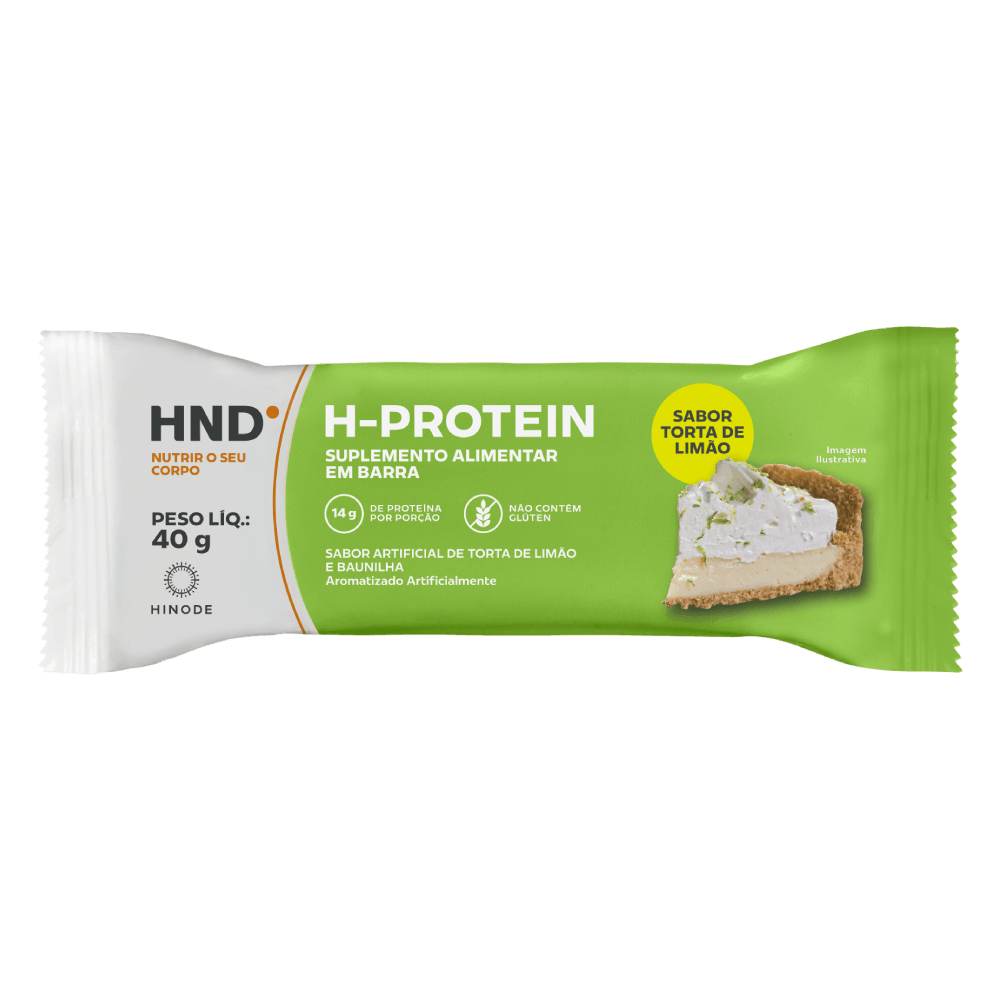 Foto de H- Protein Suplemento Alimentar em barra Sabor Torta de Limão HND 40g