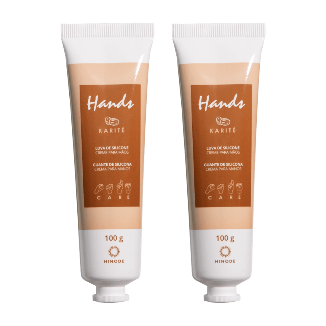 Foto de Kit 2 Luva De Silicone Karité Creme Para As Mãos Hands 100g