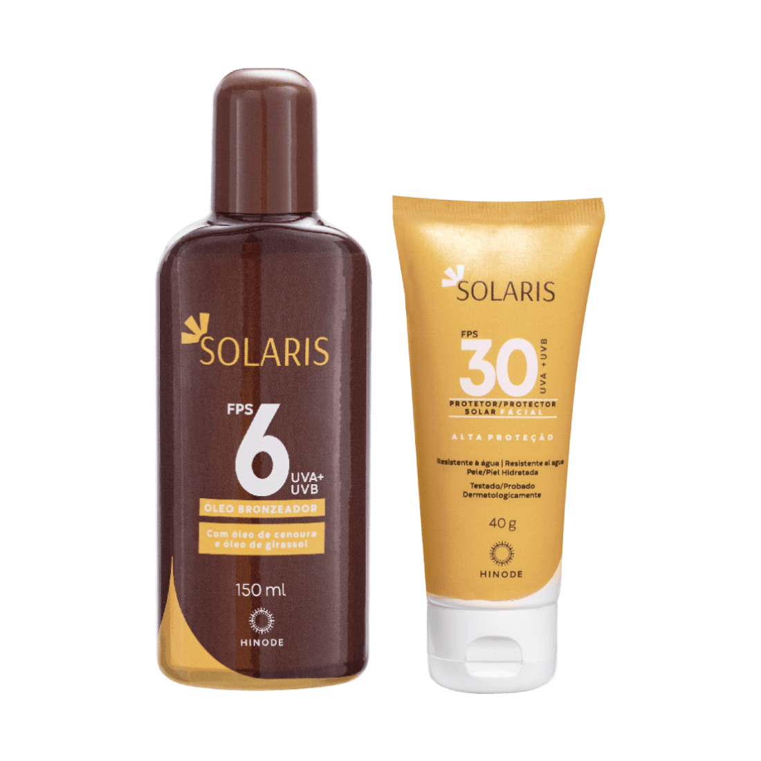 Foto de Kit Protetor Solar e Óleo Bronzeador FPS 30 Solaris 40g