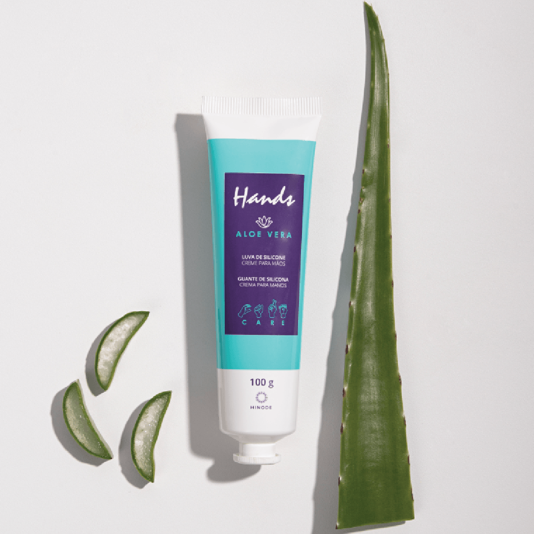 Miniatura de Kit 3 luvas de silicone Hands Alo e Vera 100g