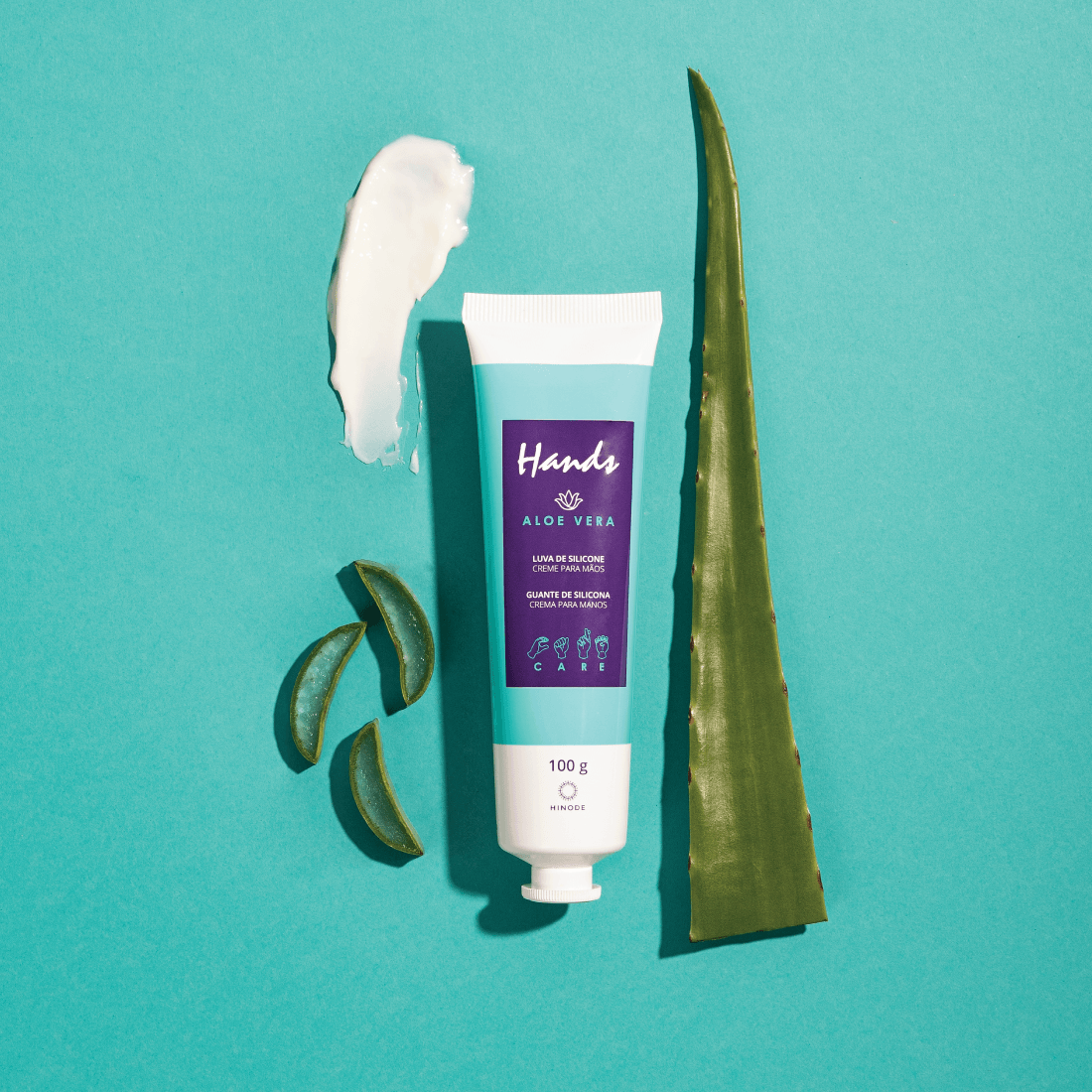 Miniatura de Kit 3 luvas de silicone Hands Alo e Vera 100g