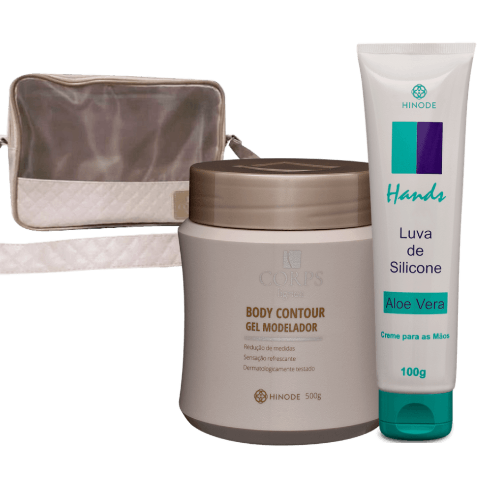 Kit Bolsa Corps mais Luva de Silicone Hands