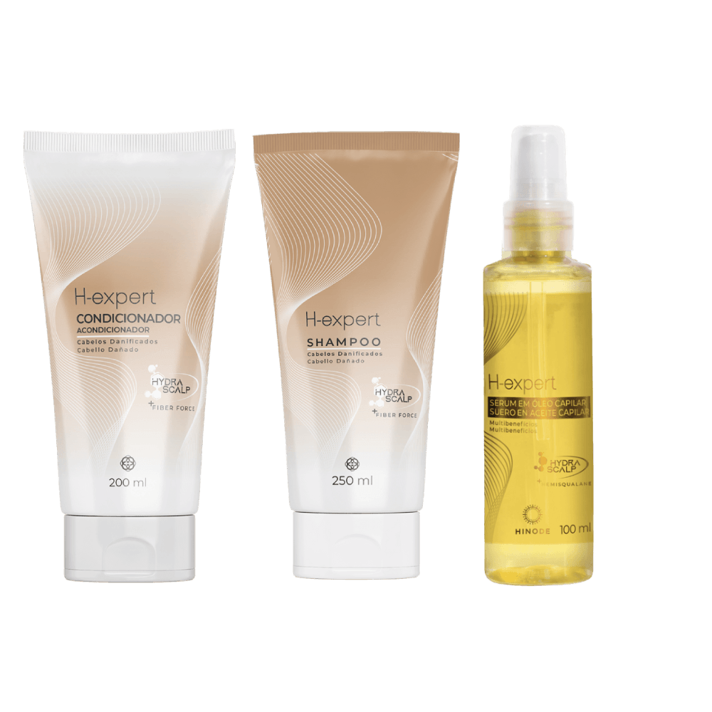 Foto de Kit Para Cabelos Danificados H-Expert