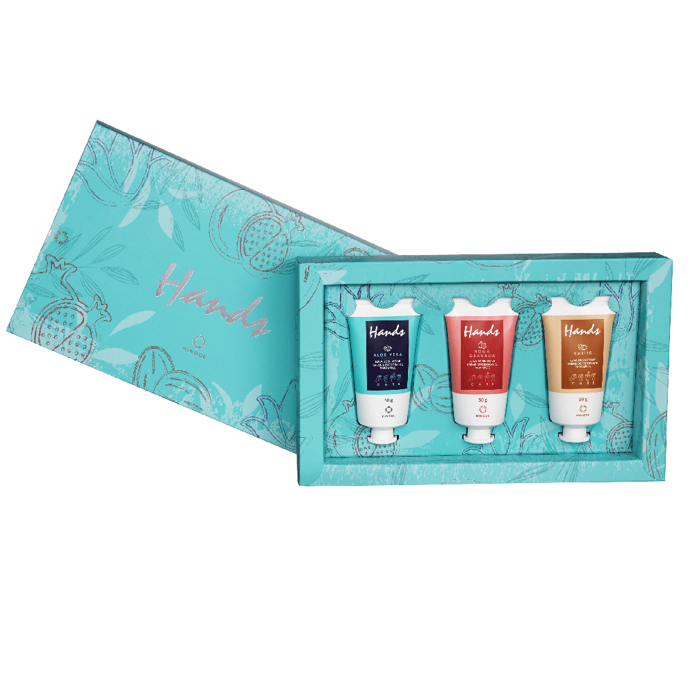 Foto de Kit Presente Luva de Silicone Hands 50g