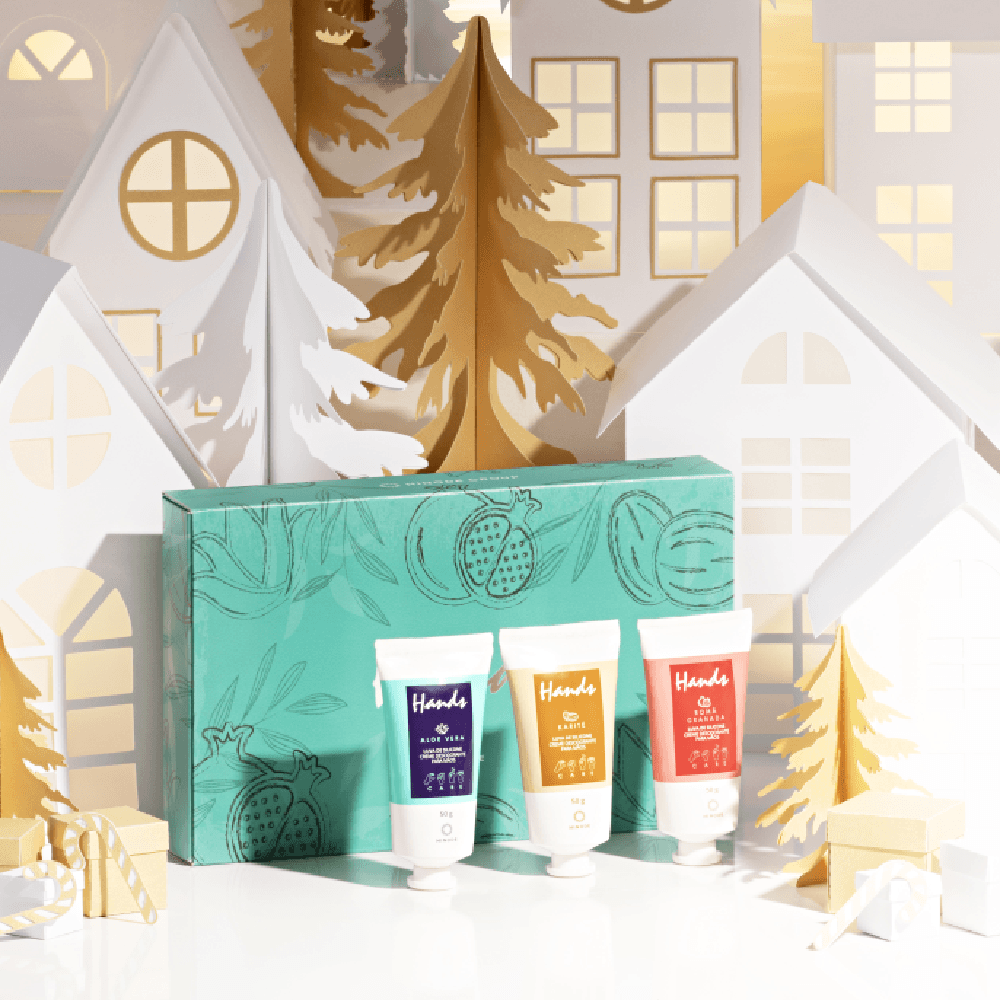 Miniatura de Kit Presente Luva de Silicone Hands 50g