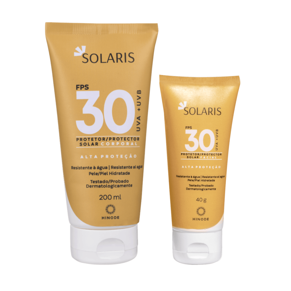 Foto de Kit Protetor Solar Corporal e Facial Solaris FPS 30 Solaris