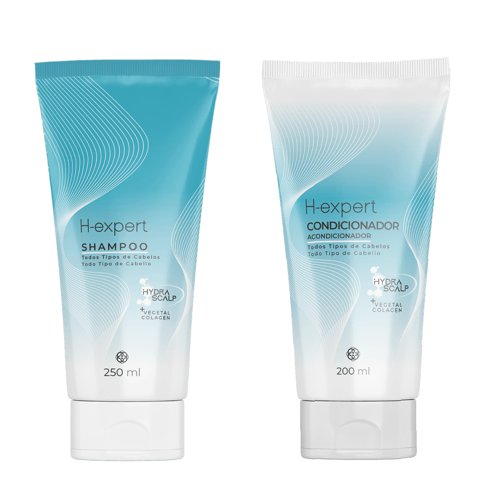 Foto de Kit Shampoo e Condicionador H-Expert Para todos os Cabelos