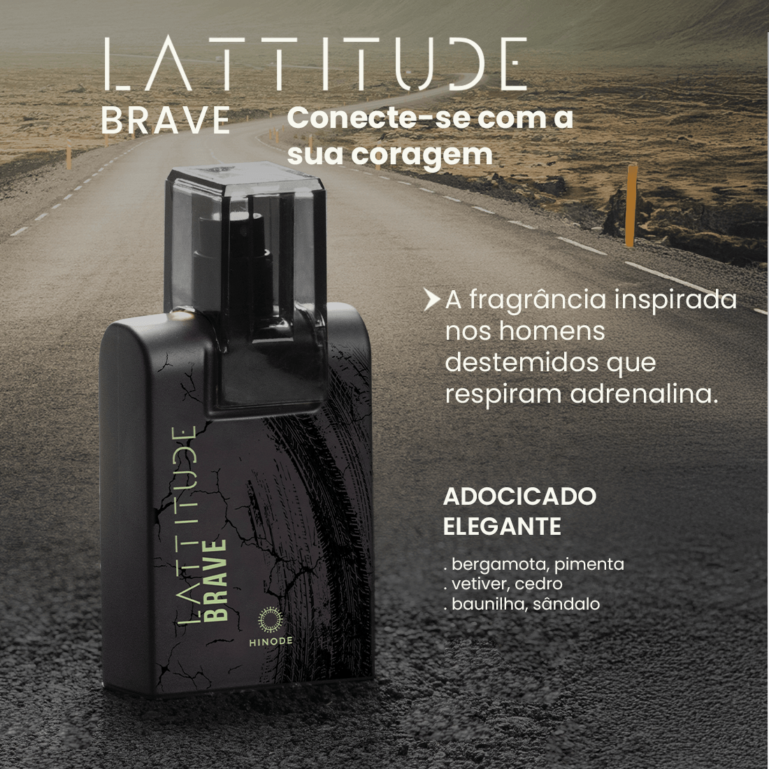 Miniatura de Lattitude Brave Deo Colônia 100ml