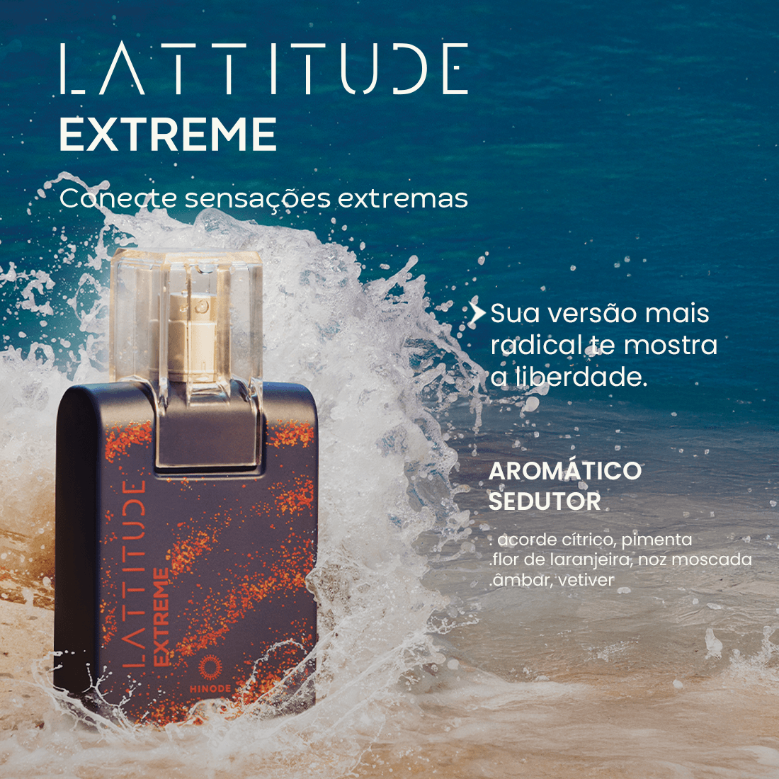Miniatura de Lattitude Extreme Deo Colônia 100ml