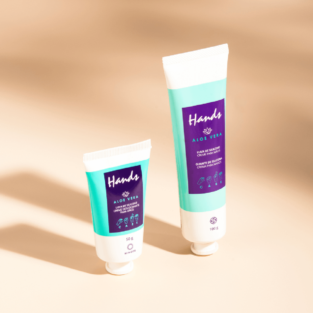 Miniatura de Luva De Silicone Aloe Vera Hands Miniatura 50g