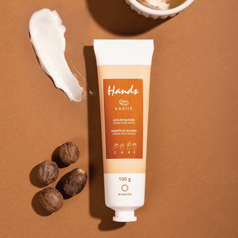 Miniatura de Luva De Silicone Karité Creme Para As Mãos Hands 100g
