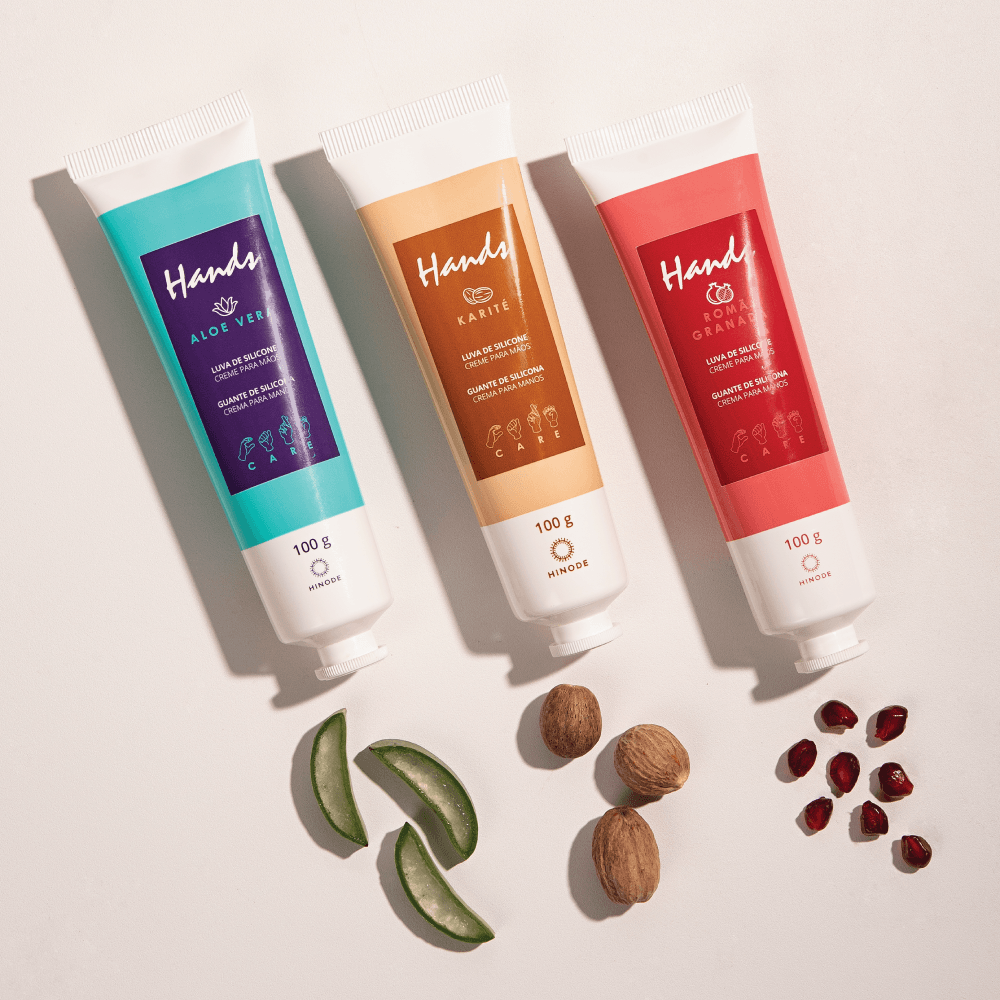 Miniatura de Luva De Silicone Karité Creme Para As Mãos Hands 100g