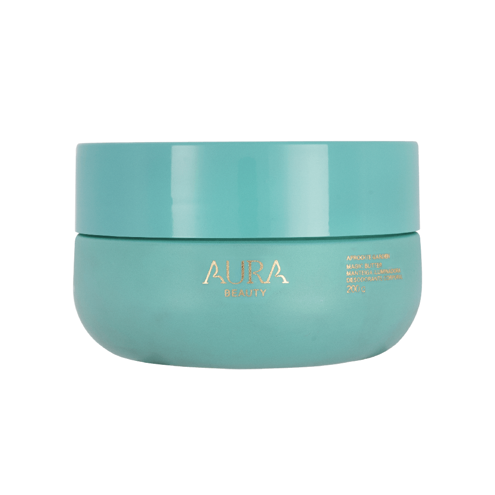 Foto de Manteiga Iluminadora Magic Butter Aura Beauty Afrodite Garden  Jade Picon 200g