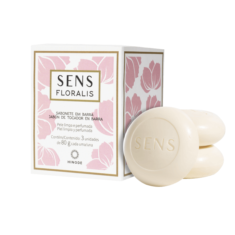Foto de Sabonete em Barras Sens Floralis Hinode Com 3 Unidades 80g
