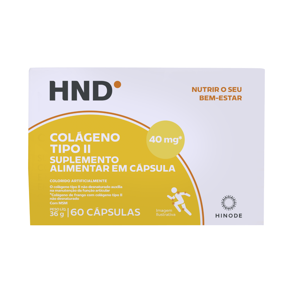 Foto de Suplemento Alimentar Colágeno Tipo II HND 60 Cápsulas