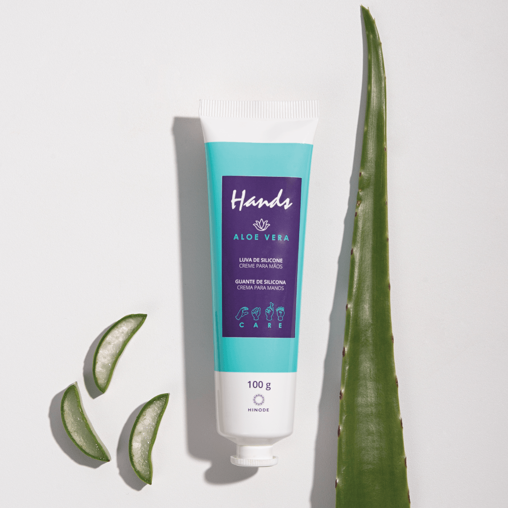 Imagem 2 de Luva De Silicone Aloe Vera Hands 100g