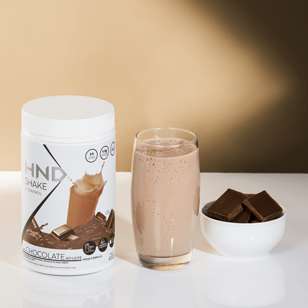 Imagem 6 de Shake H-Control Sabor Chocolate ao Leite HND 450g