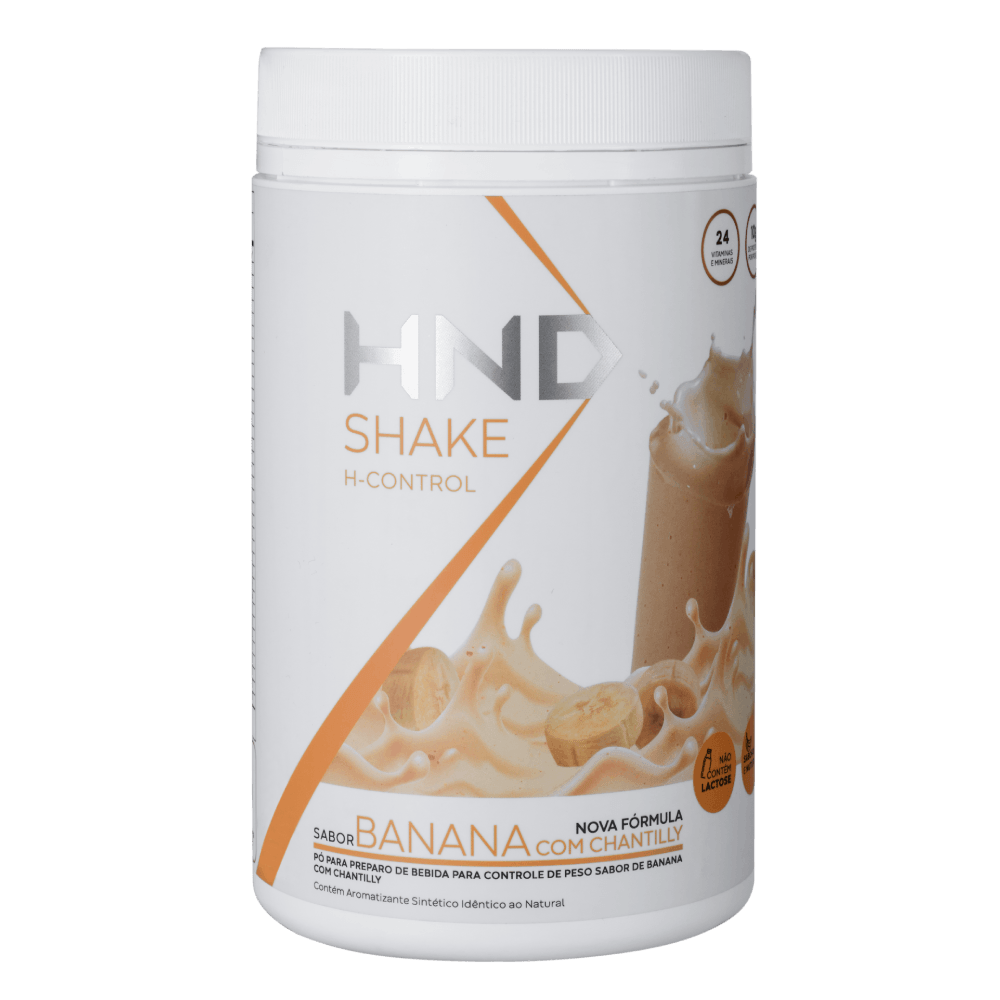 Imagem 2 de Shake H-Control Sabor Banana Com Chantilly HND 450g