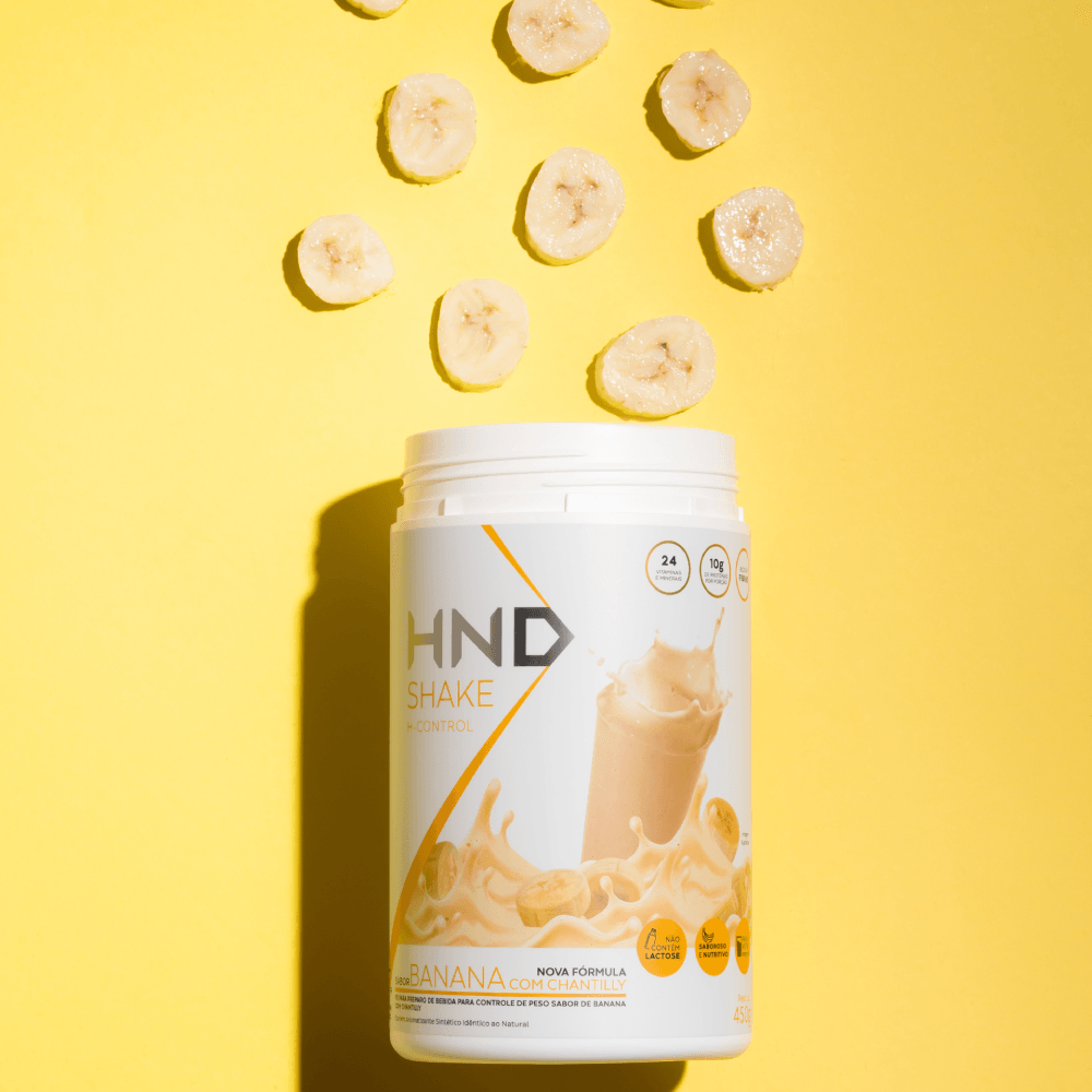 Imagem 5 de Shake H-Control Sabor Banana Com Chantilly HND 450g