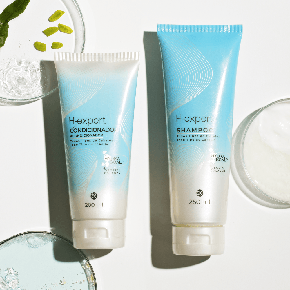 Imagem 2 de Kit Shampoo e Condicionador H-Expert Para todos os Cabelos