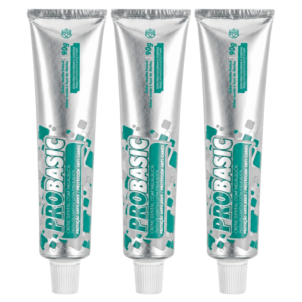 Kit 3 Géis Dentais Pro Basic 90g