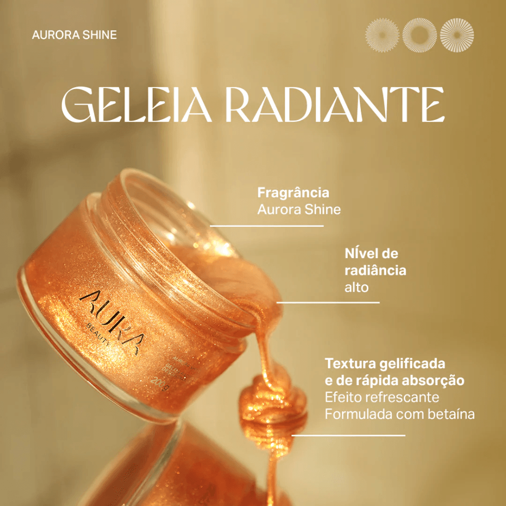 Imagem 4 de Geleia Radiante Iluminadora Aurora Shine AURA Beauty by Jade Picon 200g