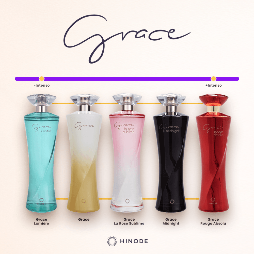 Imagem 5 de Kit 3 Perfumes Femininos de Bolsa Grace Deo Colônia + Midnight + La Rose