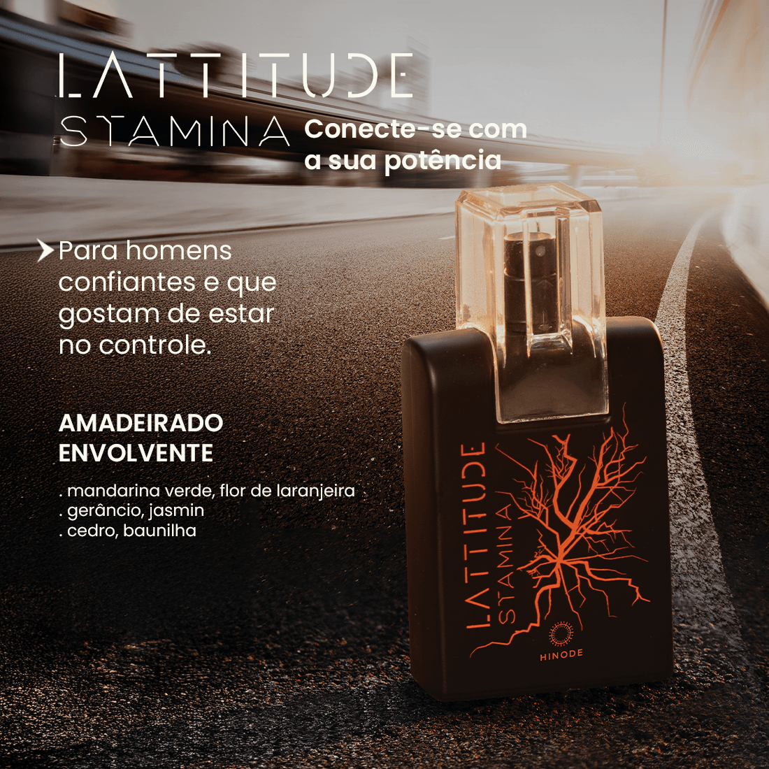 Imagem 5 de Kit Lattitude Stamina Deo Colônia 100ml + Miniatura 27ml