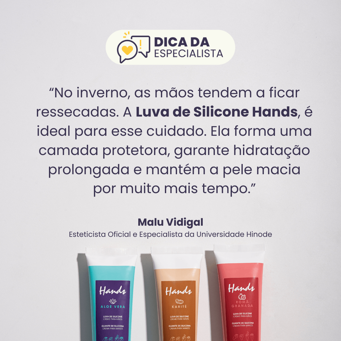 Imagem 5 de Kit 2 Luvas De Silicone Hands Aloe Vera