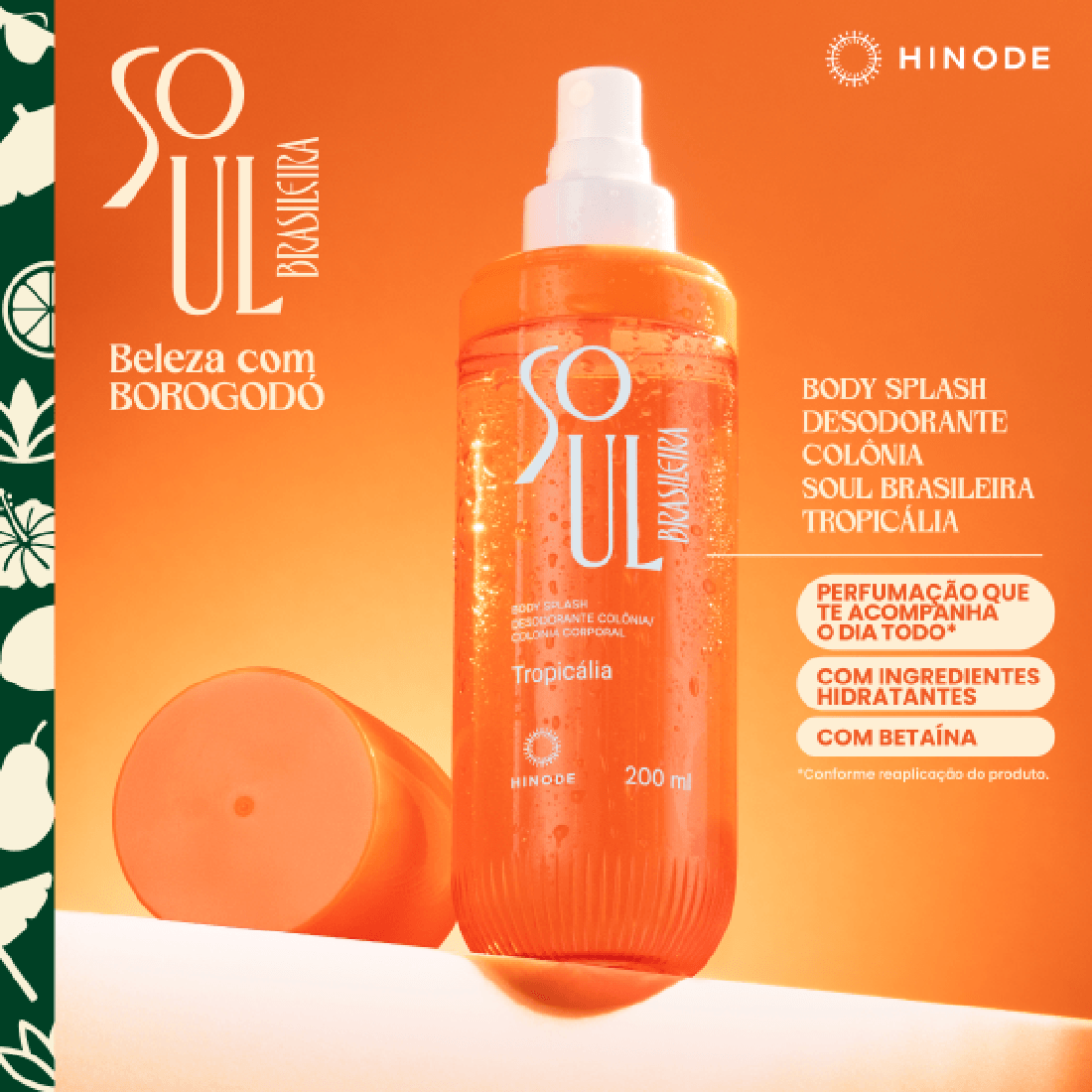 Imagem 4 de Body Splash Soul Brasileira Tropicália 200ml