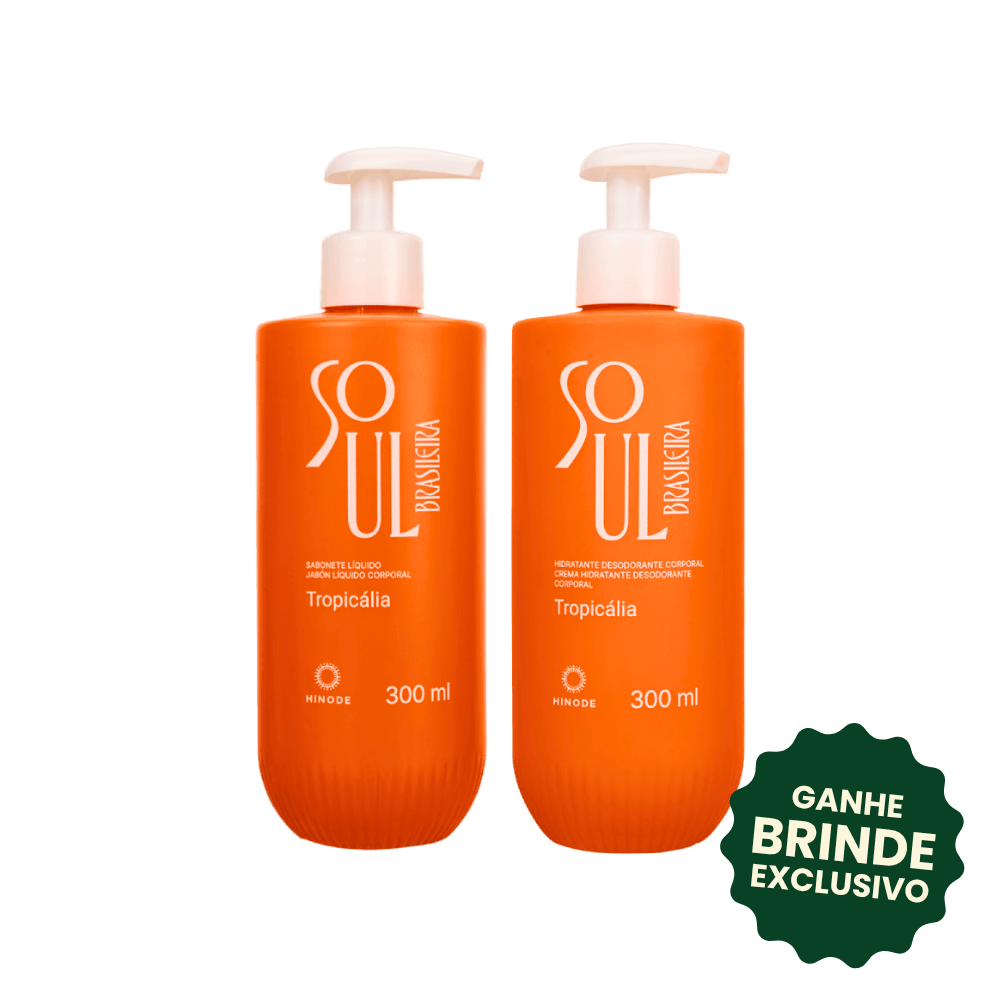 Kit Hidratante + Sabonete Soul Brasileira Tropicália