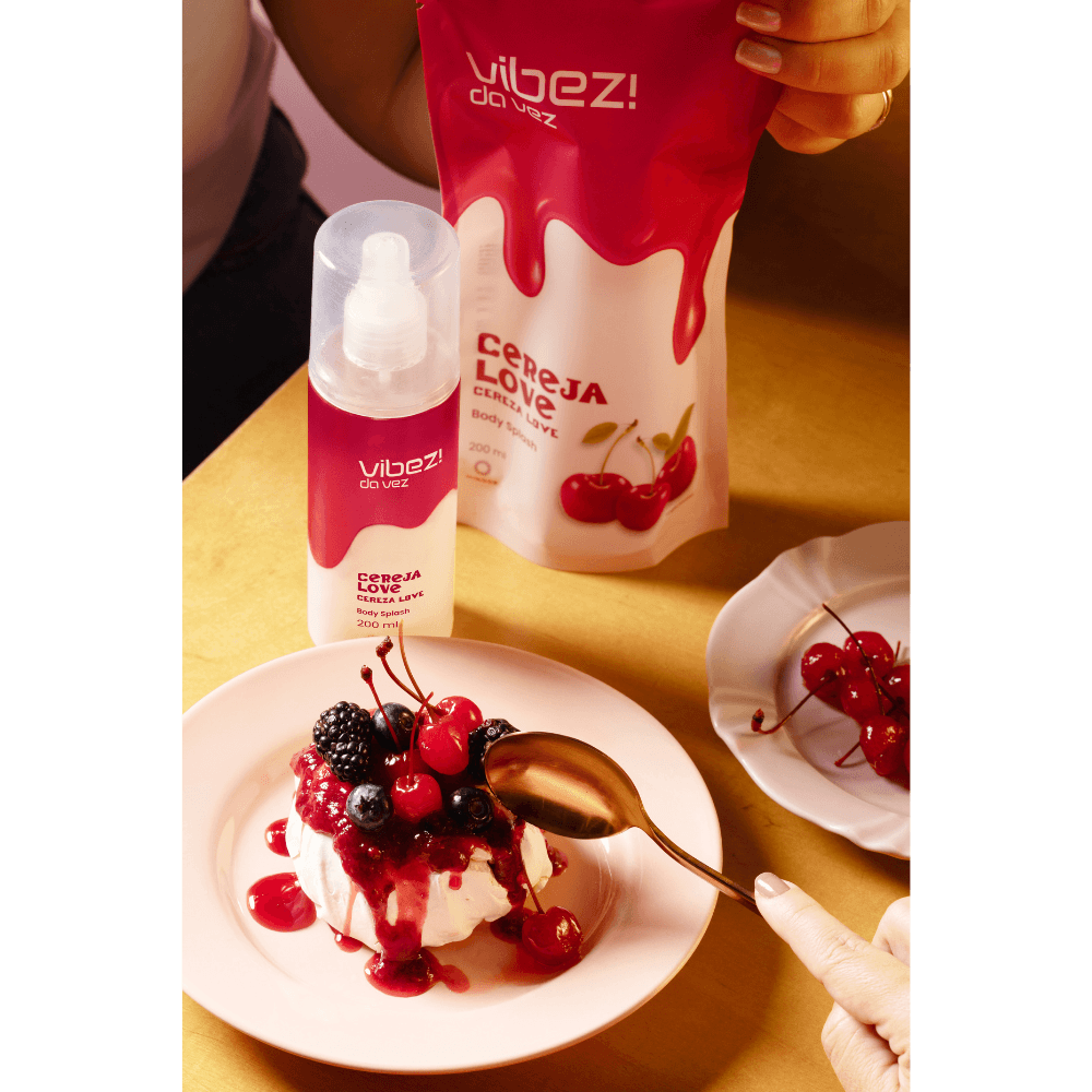 Imagem 2 de Kit 3 Body Splash Vibez da Vez! Cereja Love
