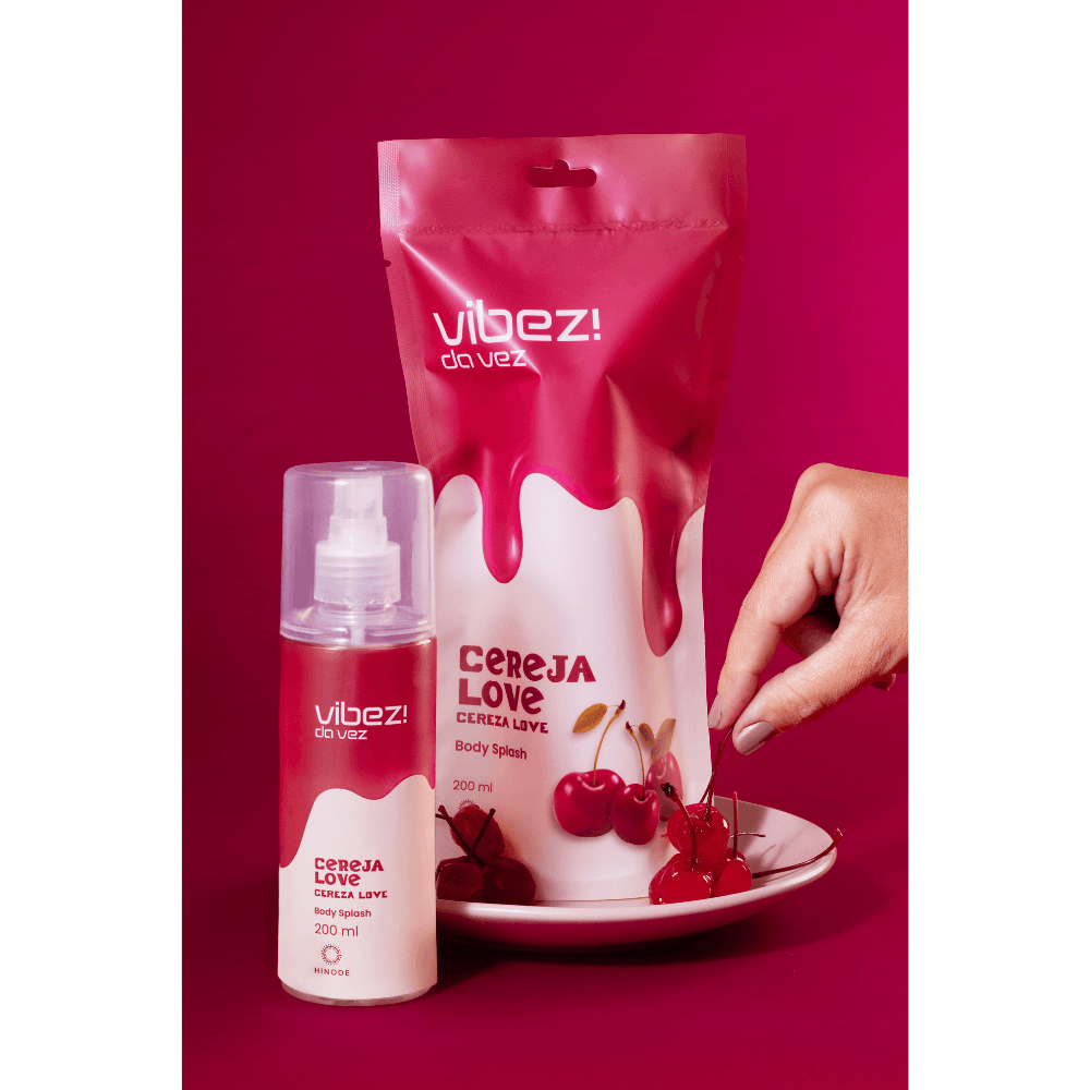 Imagem 4 de Kit 3 Body Splash Vibez da Vez! Cereja Love