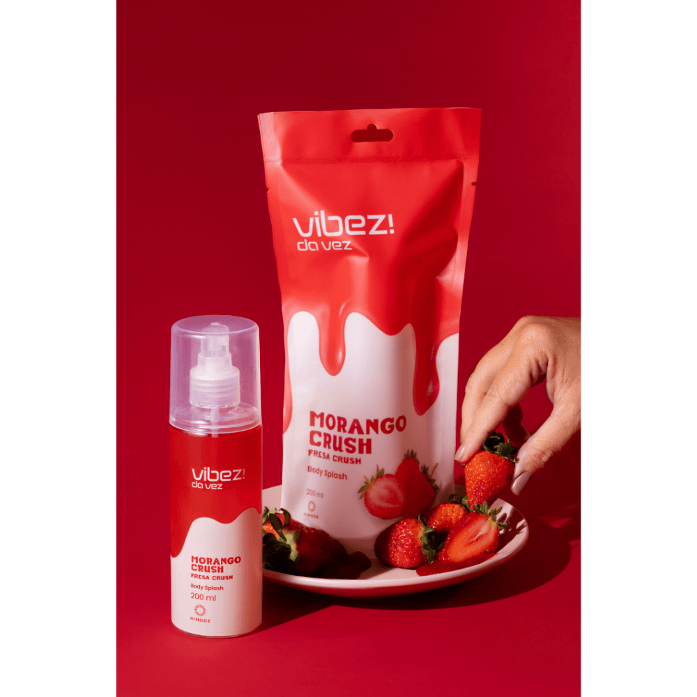 Imagem 3 de Kit 3 Body Splash Vibez da Vez! Morango Crush