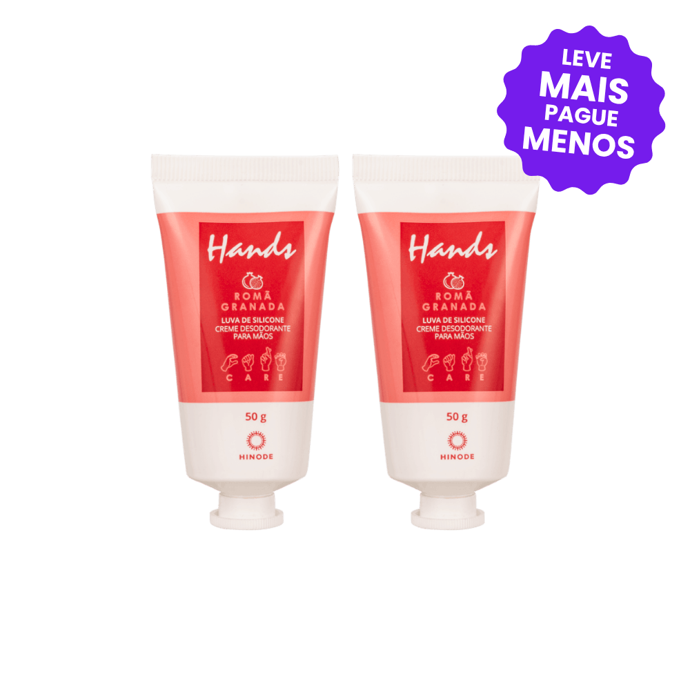 Kit 2 Miniaturas Luvas De Silicone Hands Romã