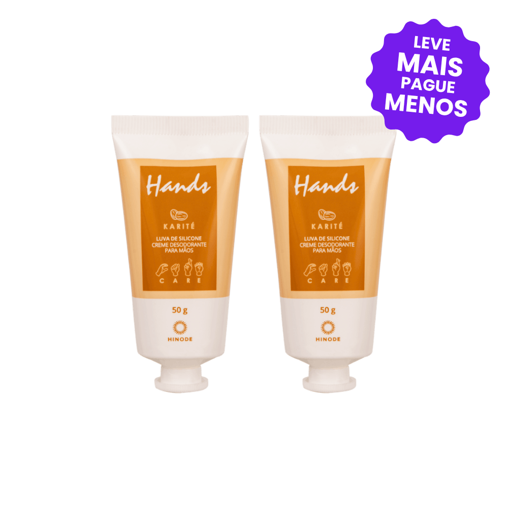 Kit 2 Miniaturas Luvas De Silicone Hands Karité