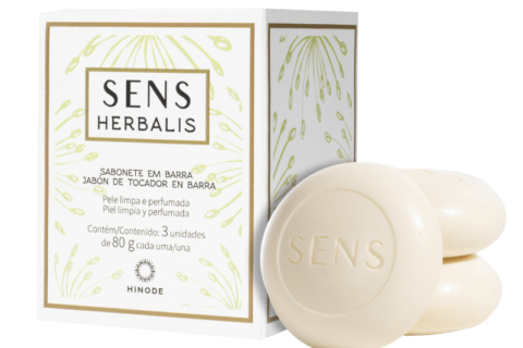 Sabonete em Barras Sens Herbalis Hinode Com 3 Unidades 80g